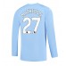 Tanie Strój piłkarski Manchester City Matheus Nunes #27 Koszulka Podstawowej 2023-24 Długie Rękawy